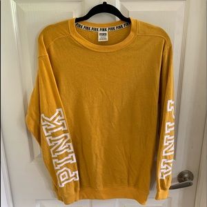 Pink lightweight sweatshirt